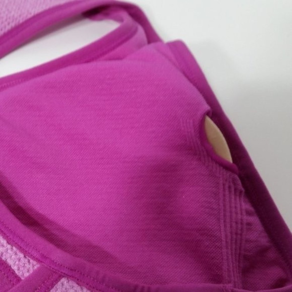 1) Pink Sports Bra Racerback - Picture 8 of 9